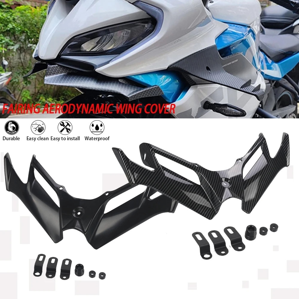 

Для CFMOTO 450SS 450SR 450 SS SR 2022 2023 2024 CF MOTO 250SR 300SR Передняя обтекатель мотоцикла аэродинамические крылья динамическое крыло
