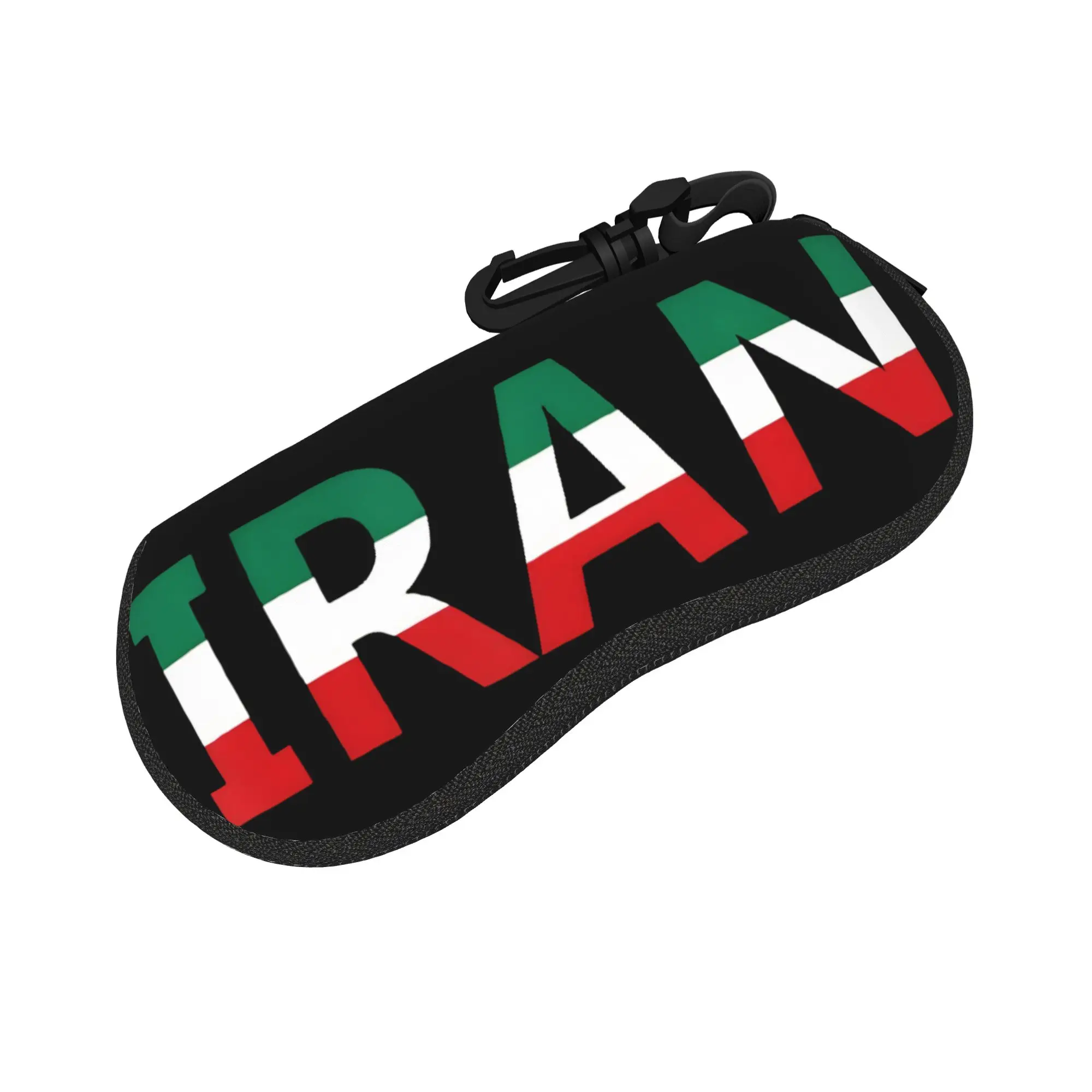 Iran Flag Glasses Case Cover  Sunglasses Case Convenient Classic Eyewear Box Print Men Women Eyeglass Protector