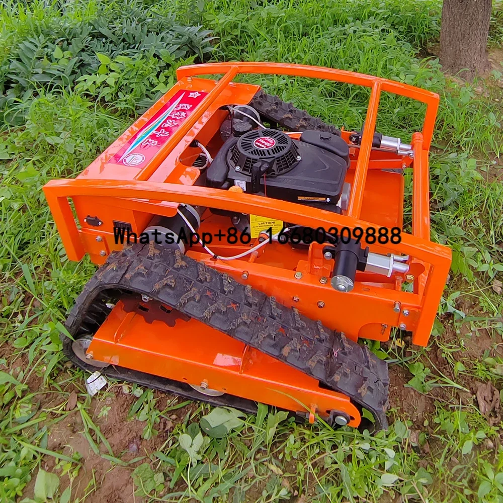 

Self propelled remote control Robot Lawn Mowers with the snow plow blade to Canada USA Europe