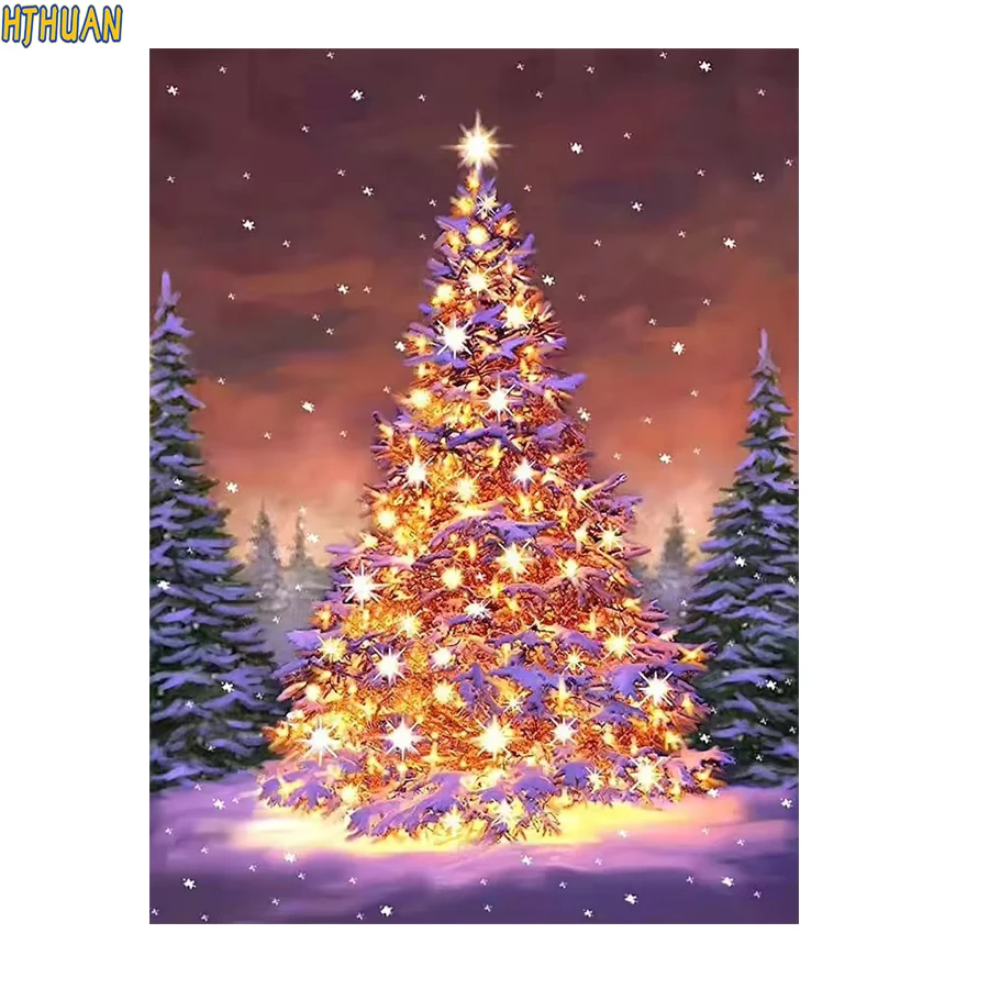 

Алмазная вышивка Рождественская елка Современный декор мозаика Алмазная вышивка крестиком алмазная живопись полная квадратная/круглая дрель DIY Новый подарок