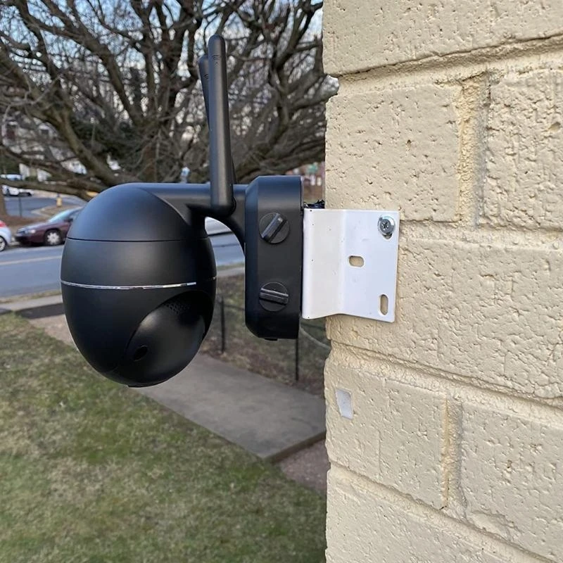 Security Camera Mount Accessories CCTV Camera Vertical Bracket Outdoor Wall Corner Bracket Easy Installation