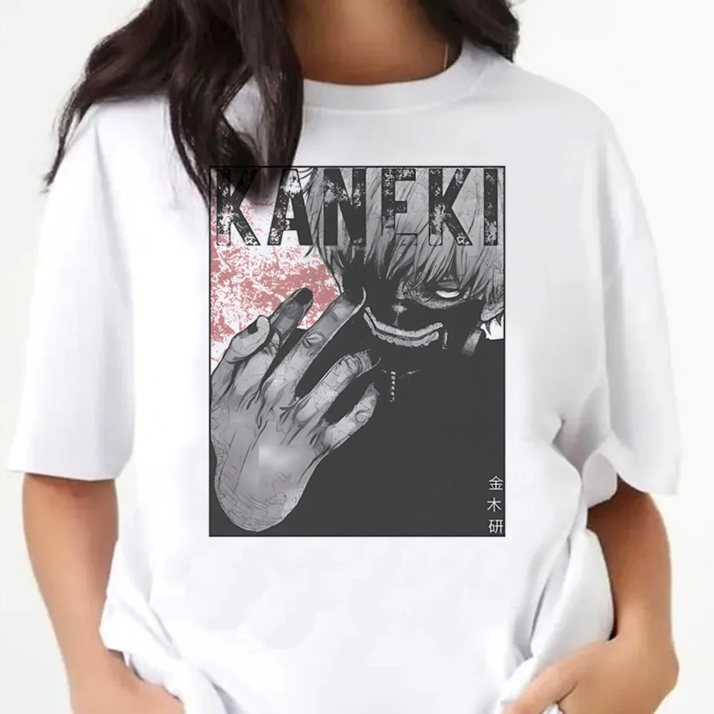 Tokyo Ghoul top tees teen harajuku anime 2000s graphic korean fashion t-shirt party manga aesthetic baddie