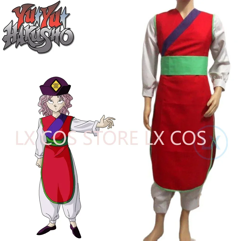 

Anime Yu Yu Hakusho Genkai Cosplay Costume Green Full Set Halloween Costume Uniform For Women Men