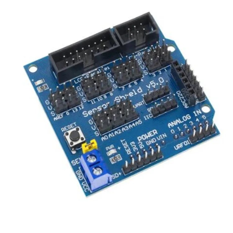 Scheda di espansione V5 Sensore Shield v5.0 Blocco elettronico Versione blu