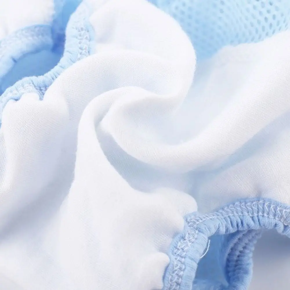 Comfortable Cotton Baby Training Pants Breathable Waterproof Diaper Pants Leakproof Absorbent Infant Shorts for Boys Girls