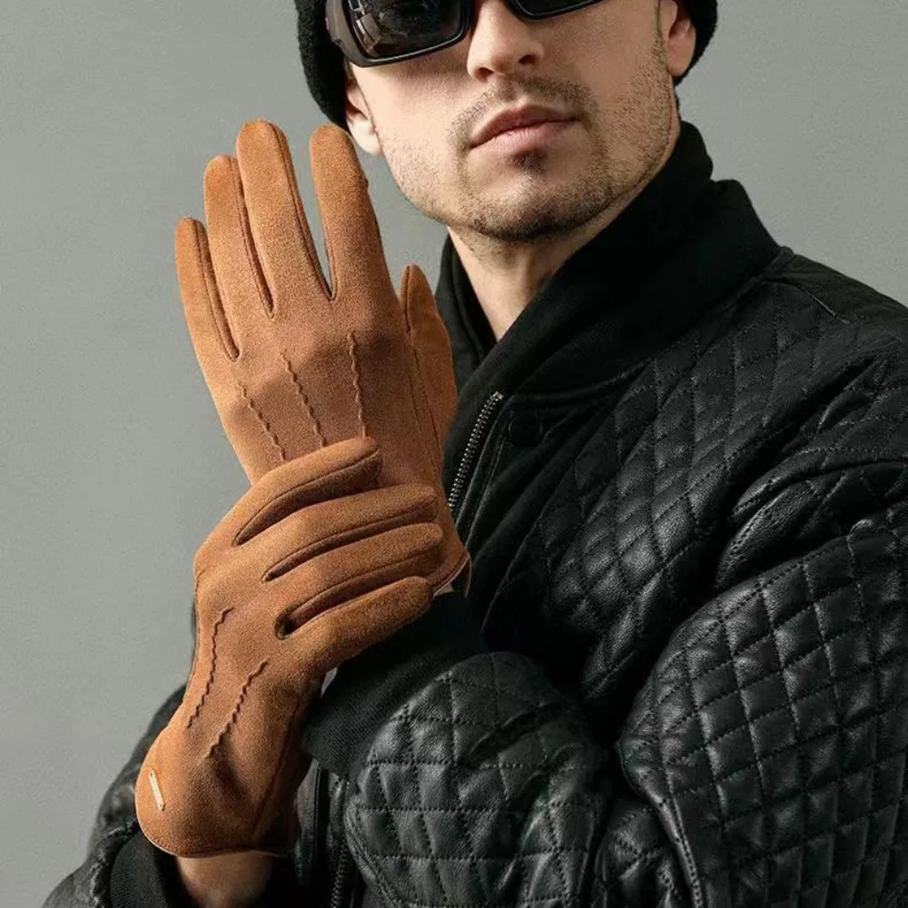 New Touchable Screen Winter Gloves Warm Full Finger Touch Screen Gloves Full Finger Gloves Cycling Driving