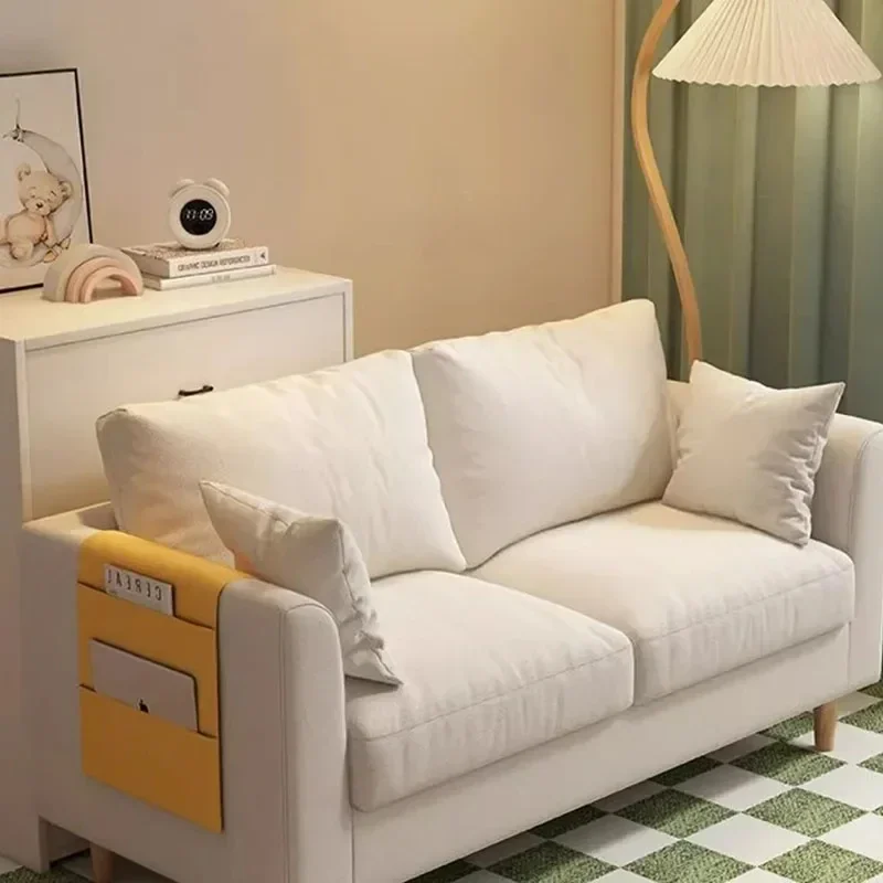 Modern Soft Living Room Sofas Lazy Hotel Large Recliner Sofas Daybed Floor image 2