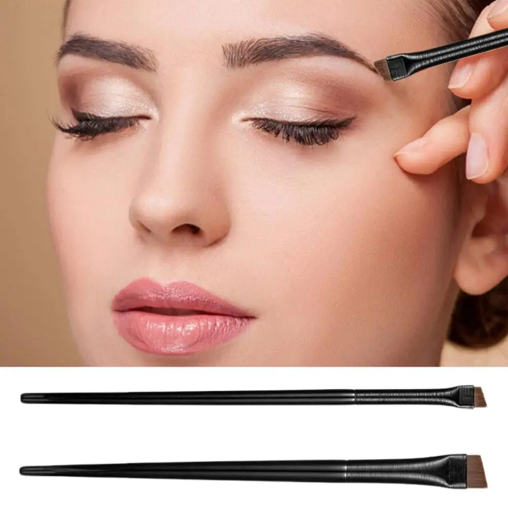 アイライナーブラシ精密ジェルアイライナーメイクブラシ超薄型ライナーブラシ細字アイライナーブラシ女性女の子用