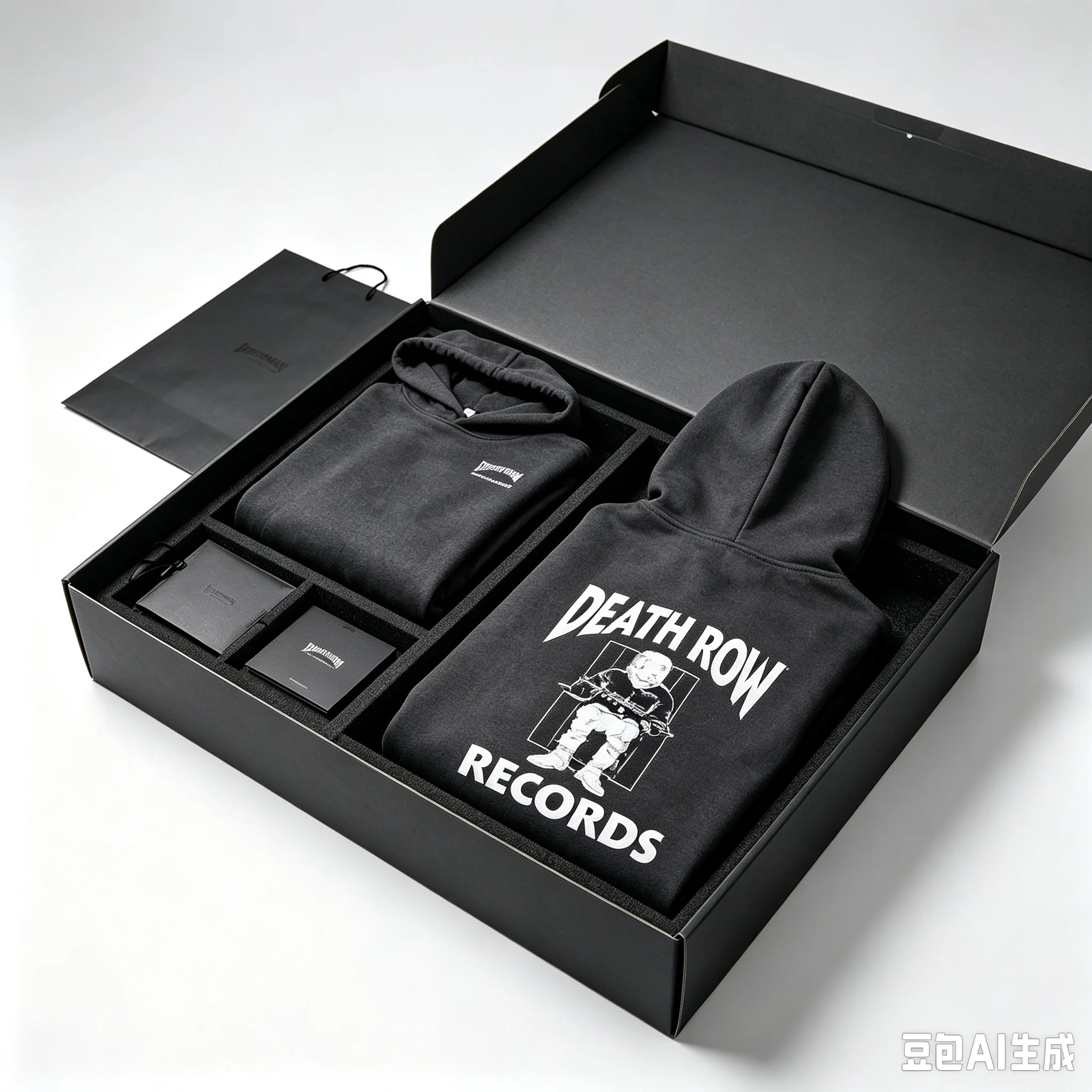 Death Row Records Hoodies Frühling Herbst Fleece Hoodie Pullover Mode Herren Damen Lose Kapuzenpullover Hip Hop Streetwear Top – Detail 11