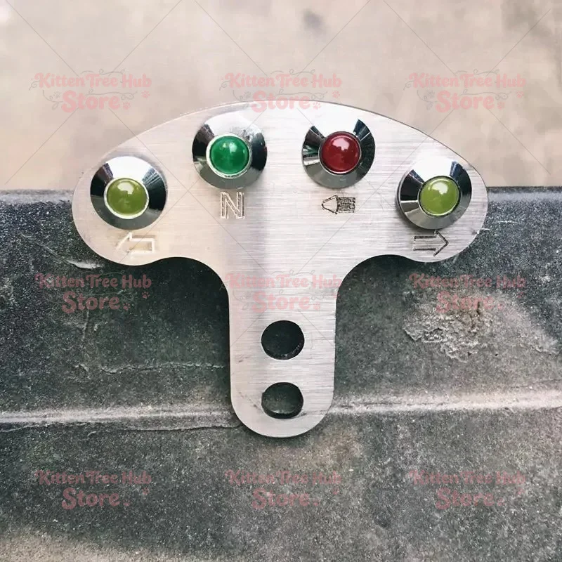 indicator motorcycle instrument indicator neutral high beam steering stainless steel thickened
