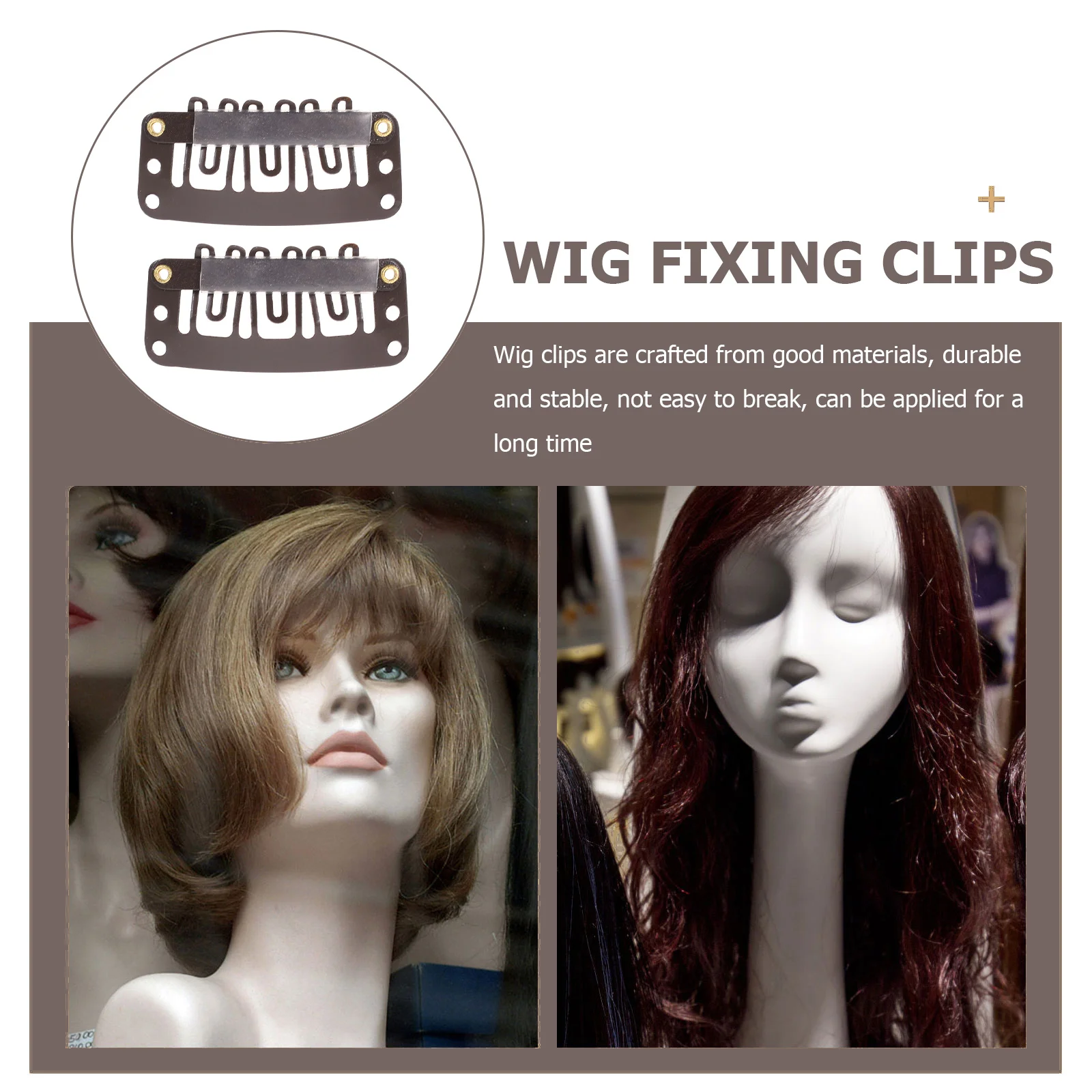 

60pcs For Extensions Snap Hair Fixing Clips Human Hair Clip Hat Fixing Clip Making Tool Beret Clips