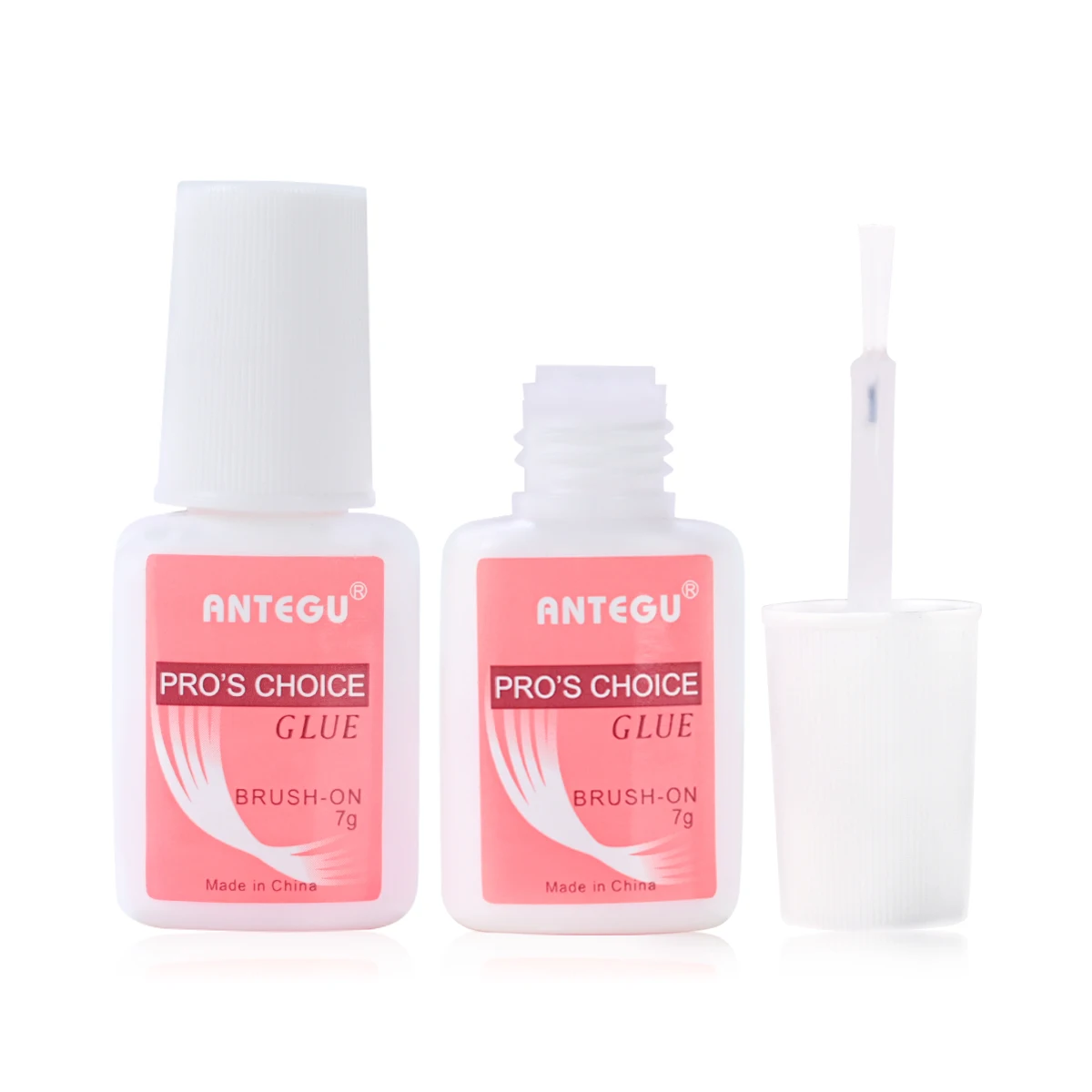 6 Bottles Super Strong Nail Glue For Nail Tips,Acrylic Nails and Press On Nails (7ml) Nail Bond Brush On Nail Glue For Press On