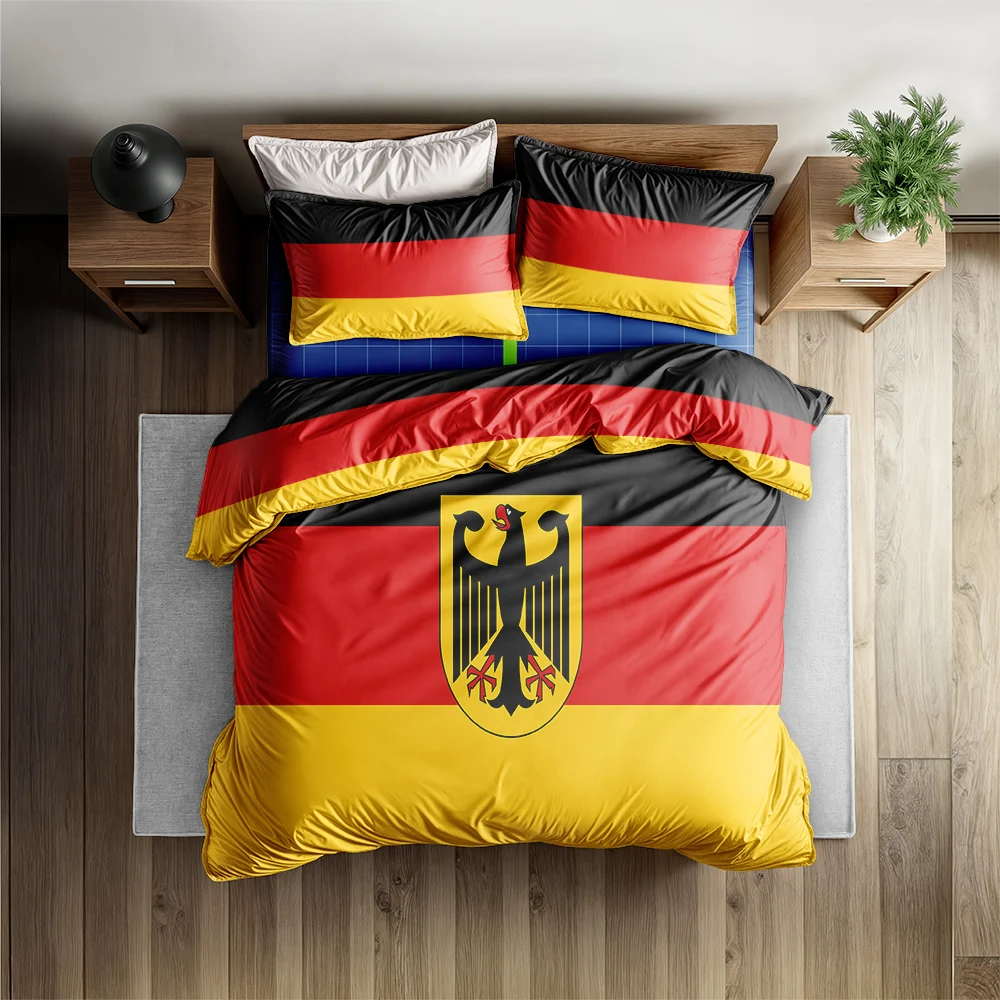 Germany National Flag Duvet Cover Set EU Single Double King US Twin Full Queen Size  Bedclothes