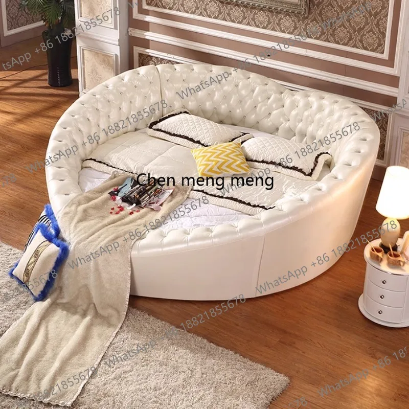 

F5822 Queen White Bed Japanese Modern Comfortable Tatami Design Hotel Cute Aesthetic Cute Bed Space Saving Muebles Unique Furnit