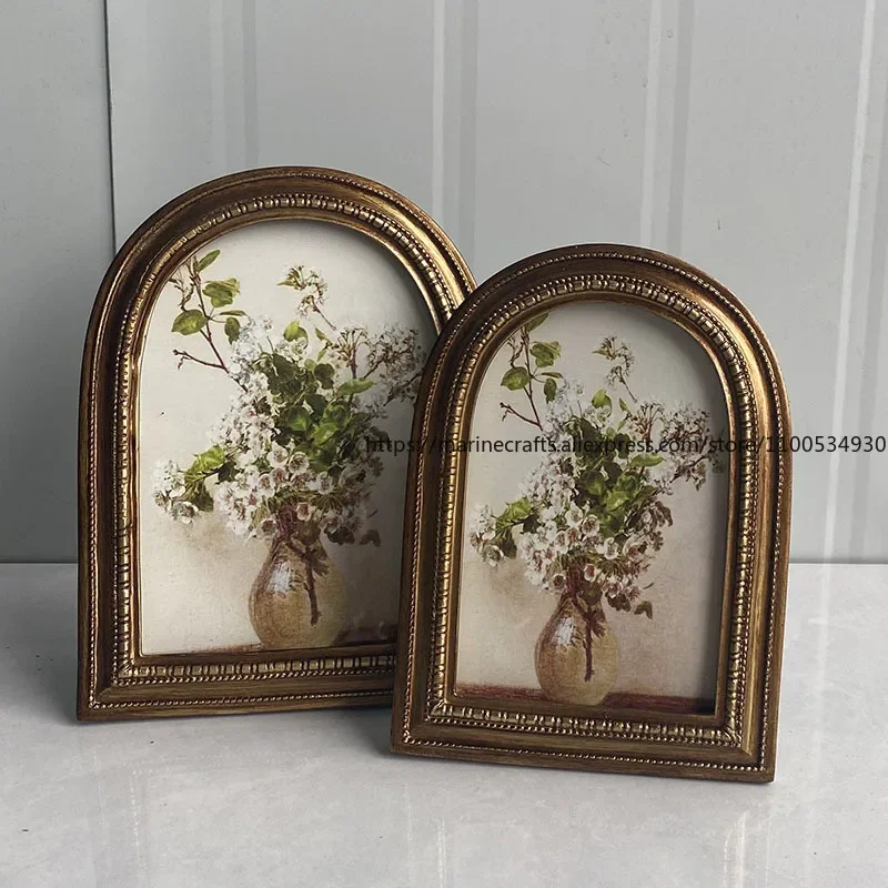 Photo Frame Wall Hanging Picture Frame Decoration Sofa Bedroom Hanging Painting French European Simple Bedside
