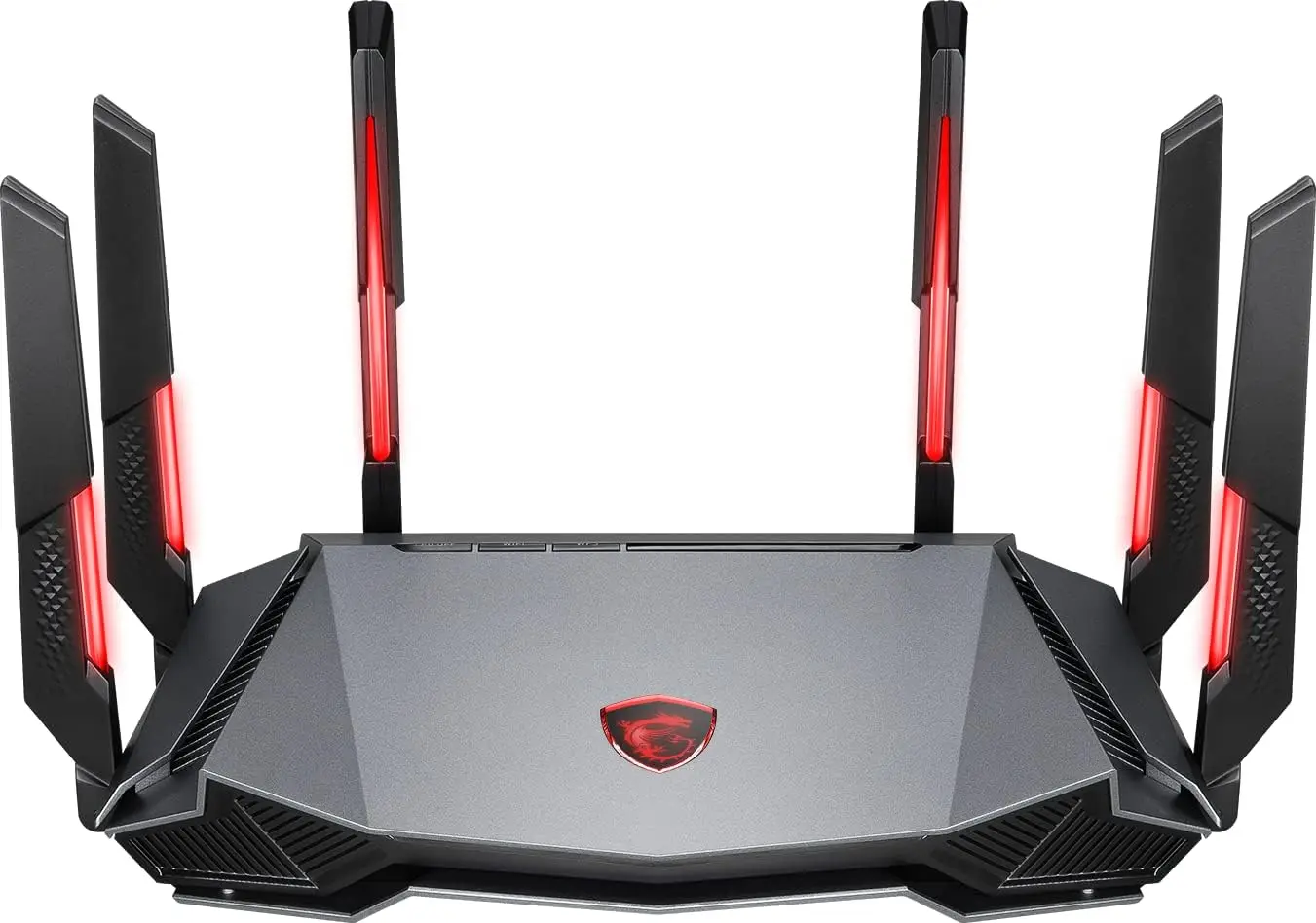

Tri-Band Gaming Router with WiFi 6E, AI QoS, RGB Lighting, 1.8GHz Quad-Core, MU-MIMO for High-Speed Long-Range Gaming