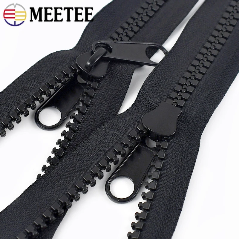

60-300cm 10# Resin Zipper Backpack Luggage Closure Zippers Tape Jacket Decor Zips Bag Replace Zip Repair Kits Sewing Accessories