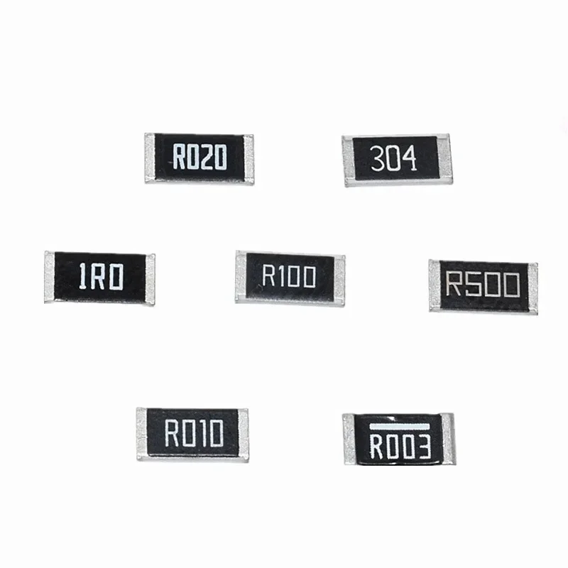 Resistor de chip SMD, 2512, 0R-1M, R001, R010, R100, R020, 1R, 10R, 100R, 1K, 10K, 100K, 1M ohms, 50 PCes pelo lote