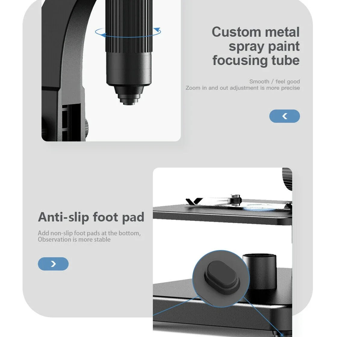 2000X Dual Lens IPS Screen Electronic Digital Microscope Cell Circuit Board Printing Observation Support Computer Viewing