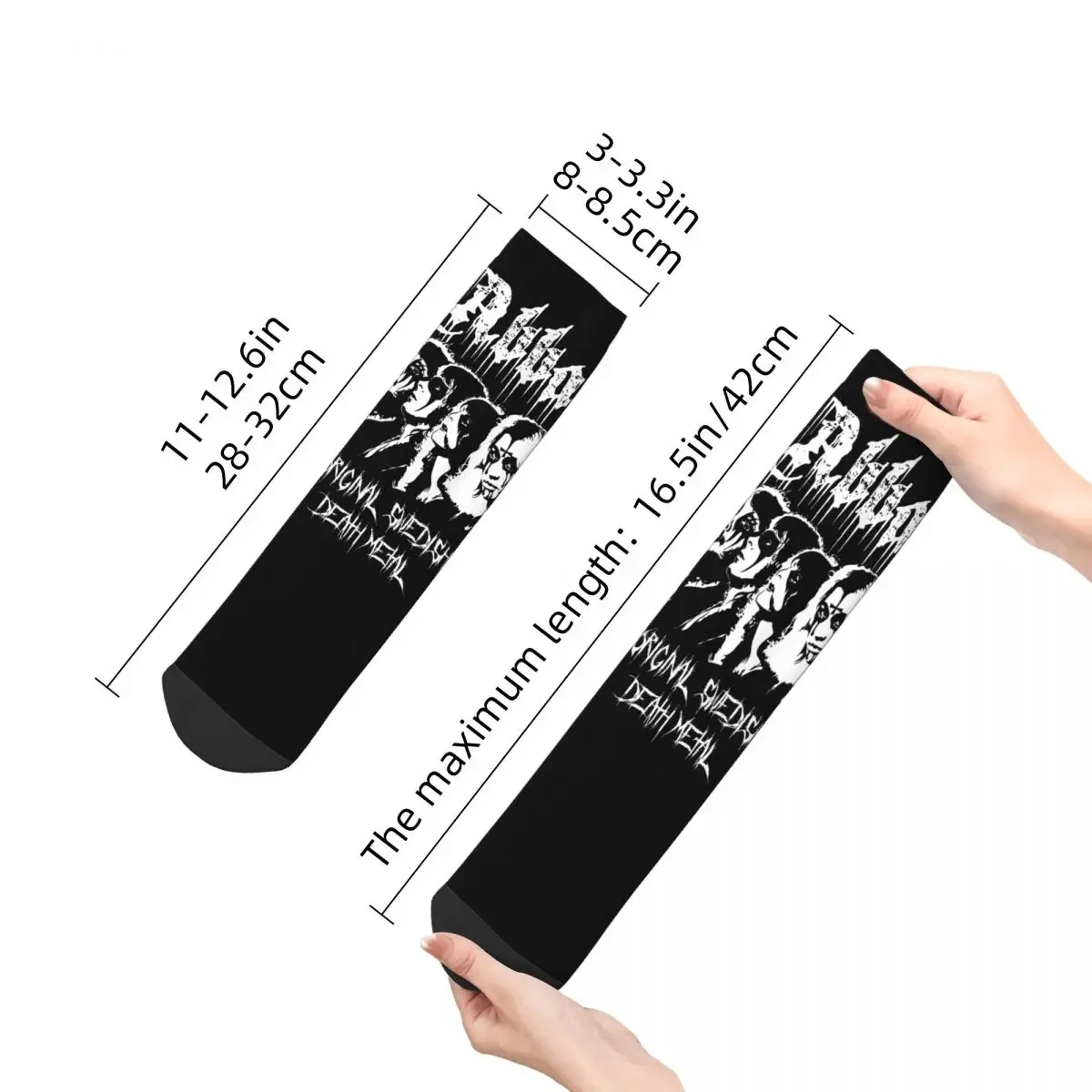 Abba Death Metal Band (5) Calcetines Harajuku Medias absorbentes del sudor Calcetines para todas las estaciones Accesorios para regalos unisex