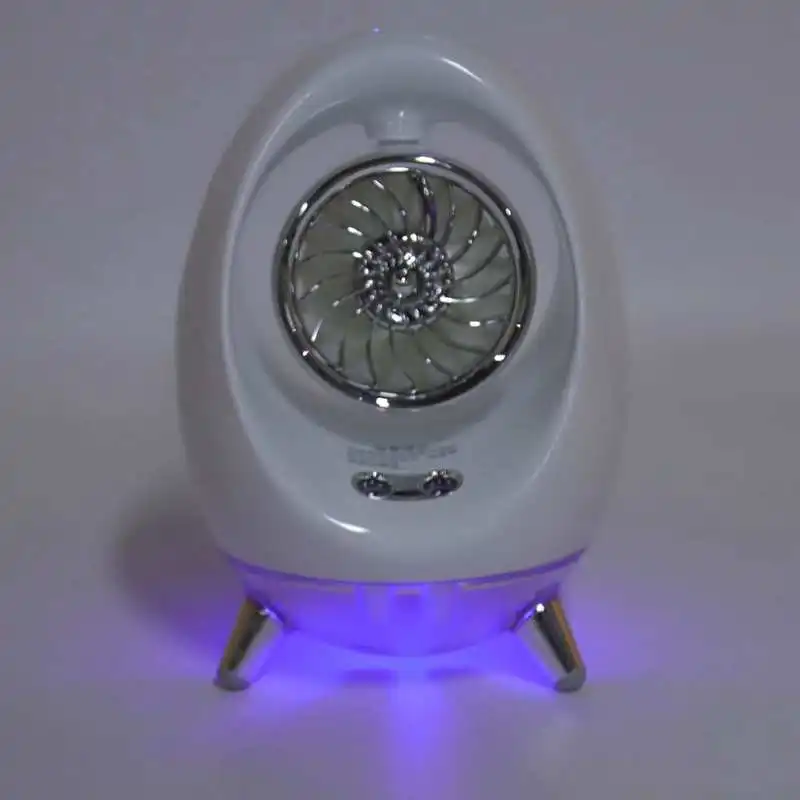 مروحة مكيف صغيرة محمولة برودة المرطب مروحة التبريد مع مصباح الليل مكتب المنزل USB شحن مروحة التبريد