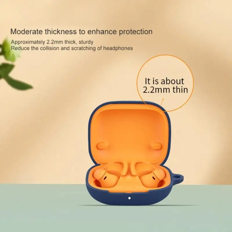 270b ตัวป้องกันซิลิโคนเคสเคส Soft Soft Flexible Soft สำหรับหูฟังไร้สายฝาครอบกันกระแทกปลอกแขนทนต่อการใช้งานทุกวัน
