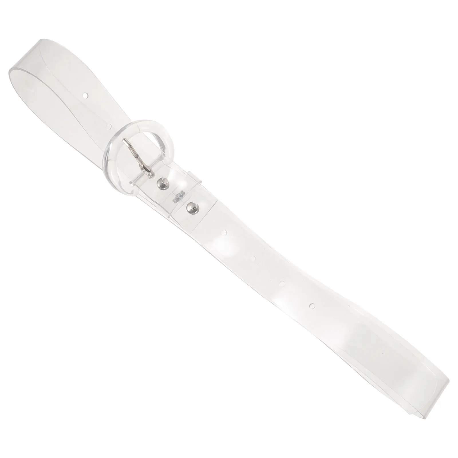 

Transparent Waist Retro Wide Accessories PVC Plastic Dress Accessories Belts Matching Jeans Casual Pants