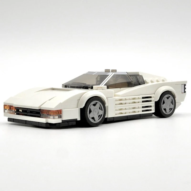 

325PCS Champions SuperCar Ferrarizsa Testarossaxs Miamis Creative Building Blocks DIY Educational Toy City Christmas Gifts