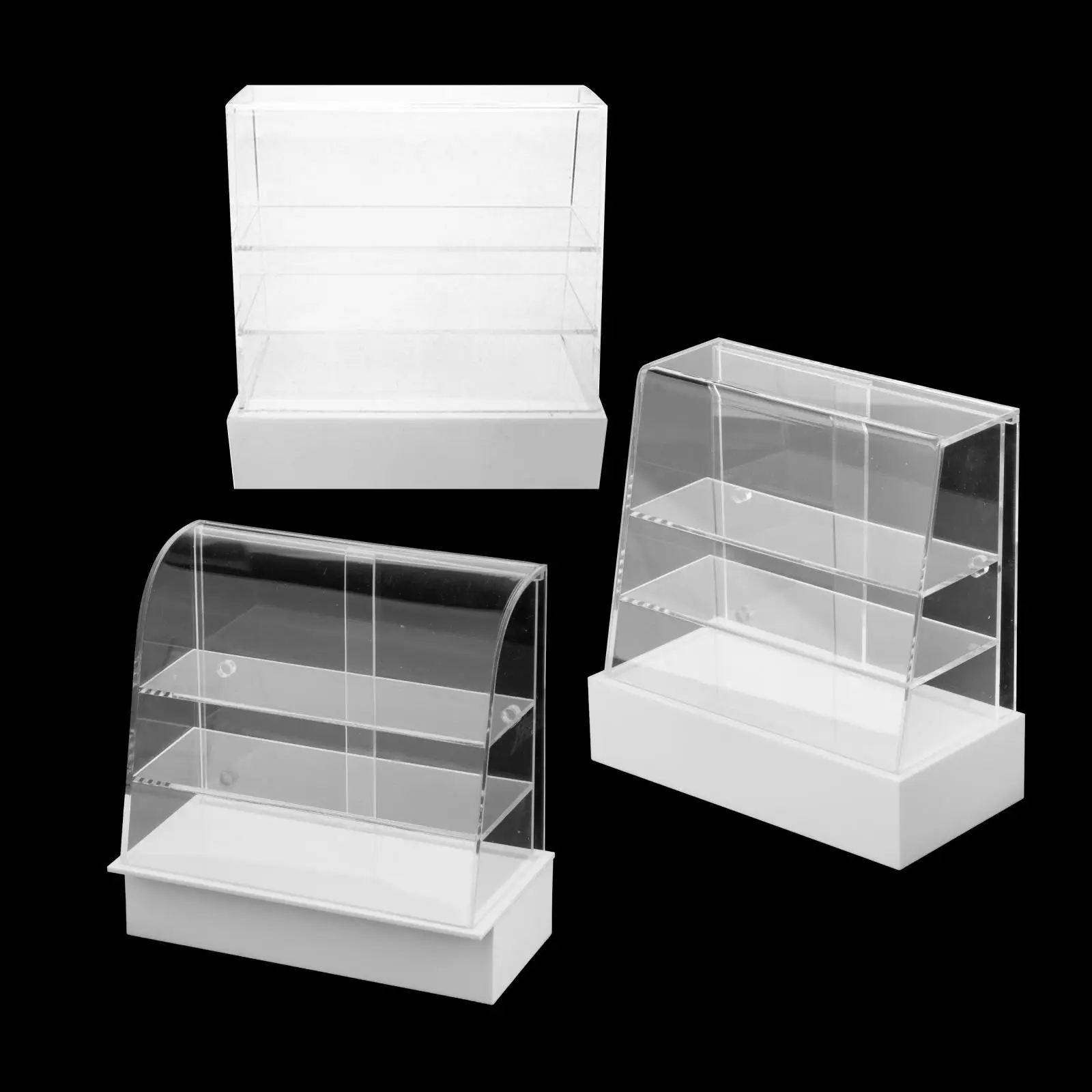 Dollhouse Kitchen Furniture 1:12 Dollhouse Cake Shop Display Shelf Display Cabinet Bakery Cake Cabinet Model