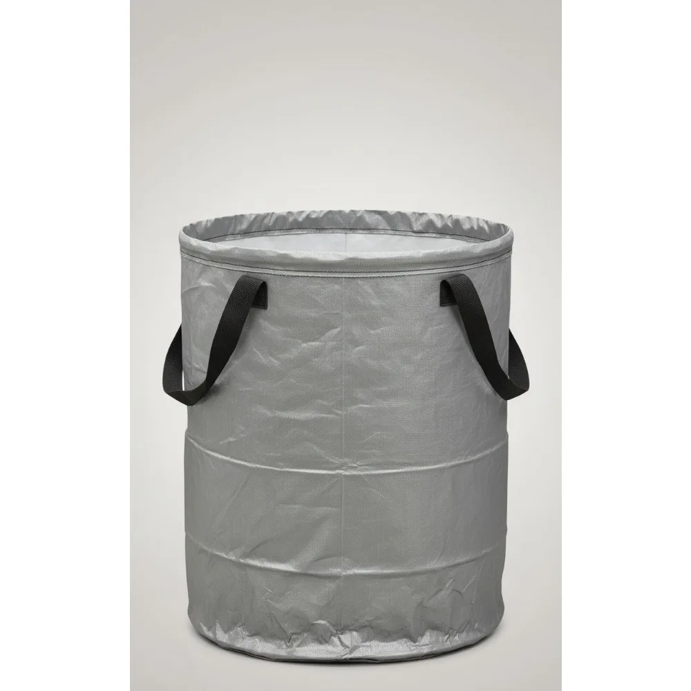 

Heavy Duty Collapsible Trash Bag 80-Gallon Commercial Cleaning Stand-Up Portable Valet Pickup