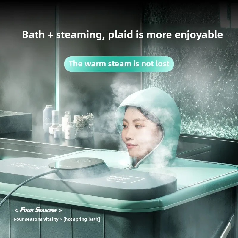 Jiashu Bath Bucket Adult Foldable Constant Temperature Heating Bath Bucket Free Installation Bathtub Children's Household Bath B