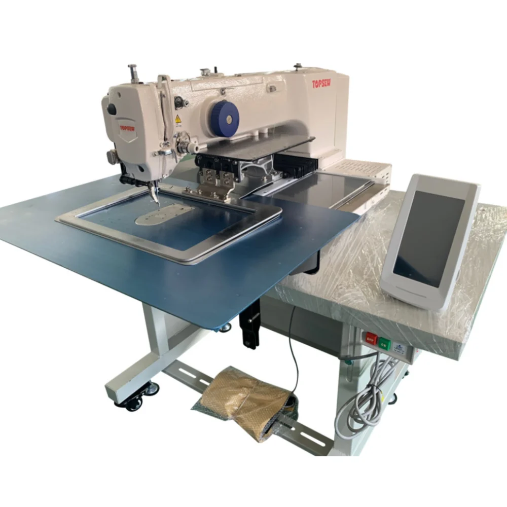 ATV&UTVComputer Controlled Pattern Sewing Machine TOPSEW TS3020 Juki Type 30x20cm Servo Motor for Shoes Label Bag Emblem Sewing
