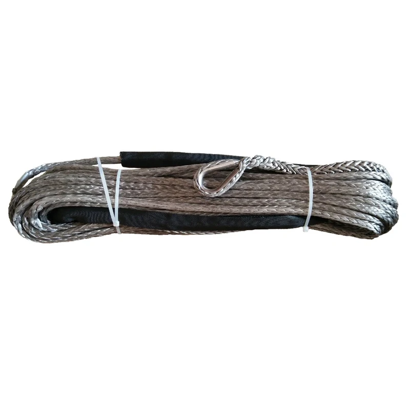 8mm X 30m UHMWPE Synthetic Winch Line For Offroad Kevlar Plasma Rope