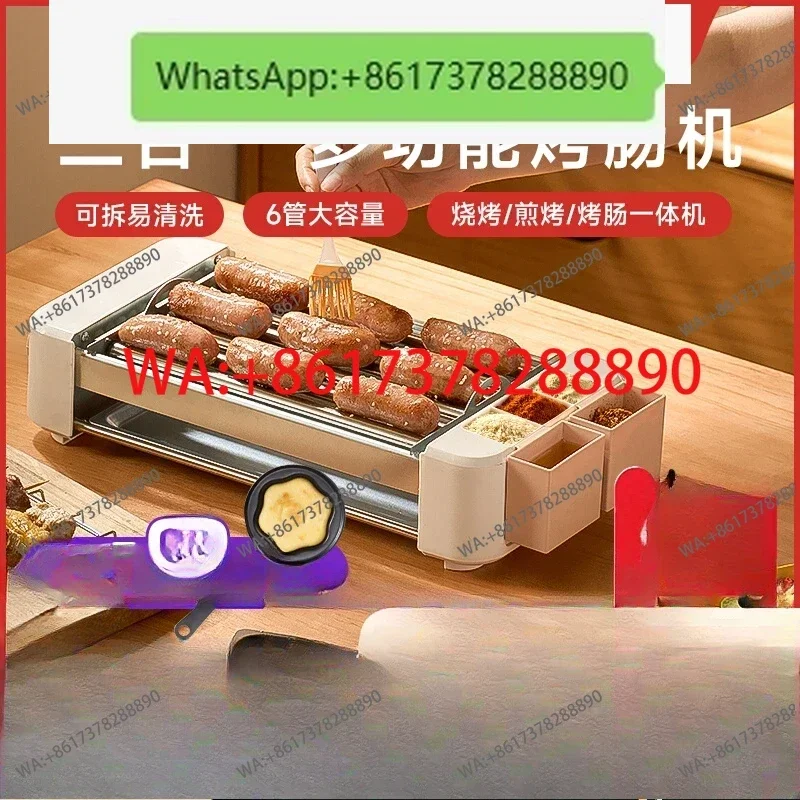 

Sausage Grilling Machine Household Small Mini Dormitory Automatic Hot Dog Machine Multifunctional Grilled Sausage