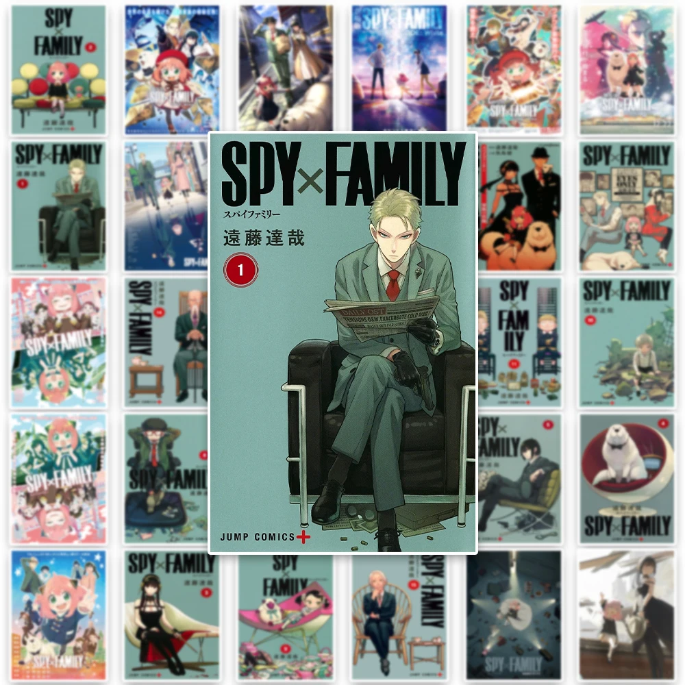 

30Pcs/set Anime Posters Stickers Cool Spyxfamily Twilight Yor Forger Cartoon Graffiti Sticker Stickers Skateboard Decoration