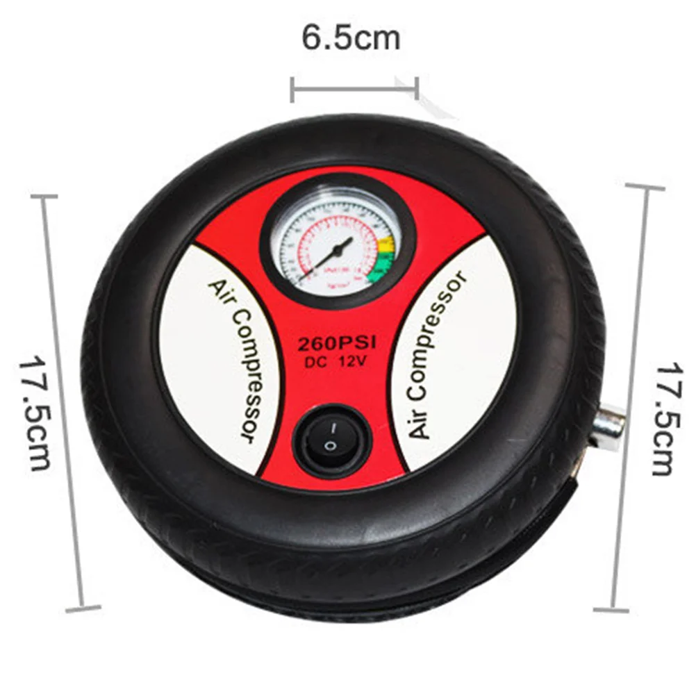 260 PSI Inflator Household Air Compressor for Car Portable Mini Pump Inflatables Tire