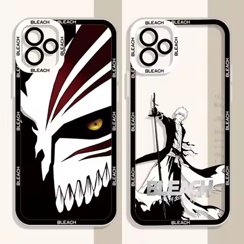 Bleach Japan Anime Case For Xiaomi 14T 13T 12T 11T 10T 14 13 12 11 Lite 5G NE POCO F6 X6 Pro X3 NFC X5 X4 GT F3 F4 F5 M6 M5S C65