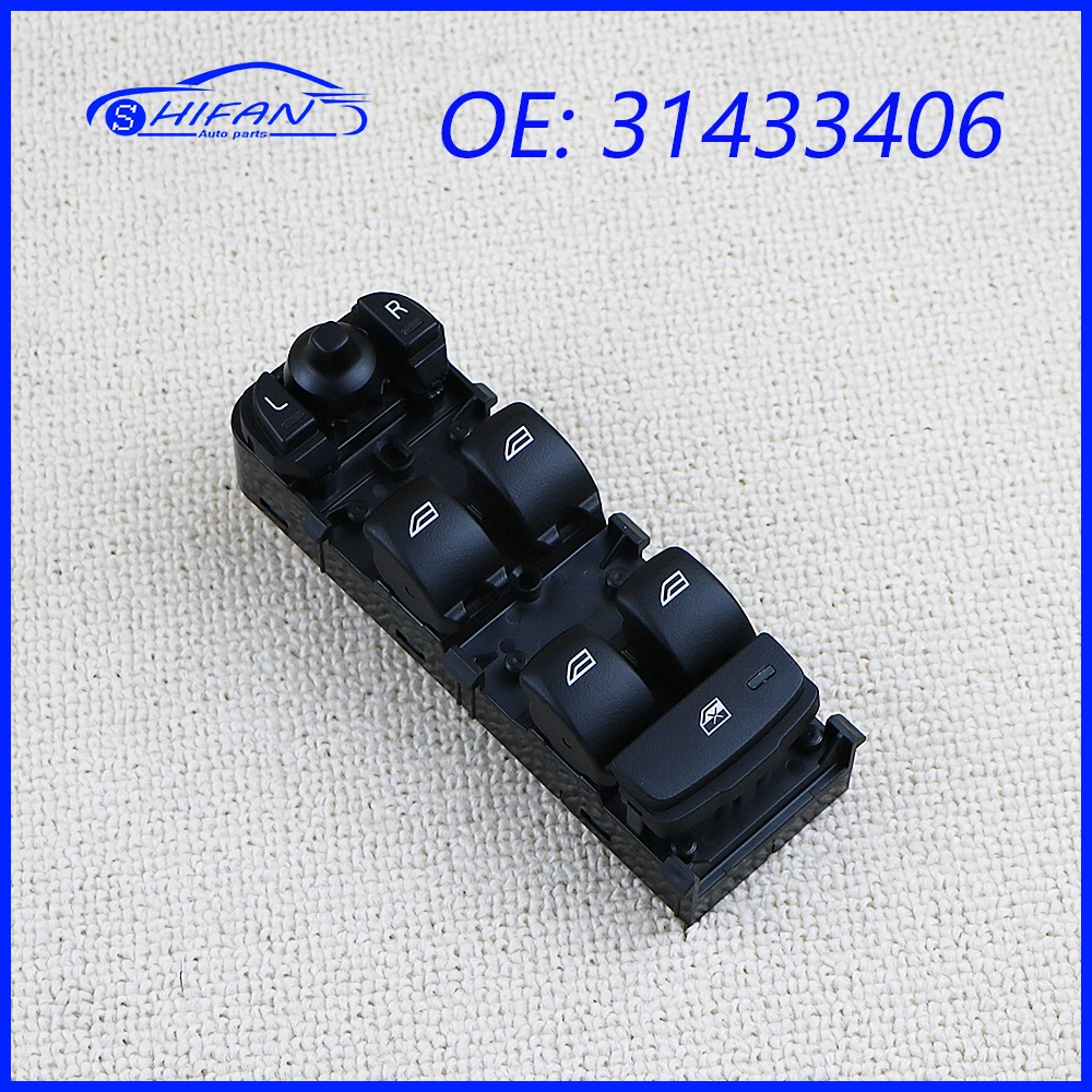 

31433406 Front Left Side Drivers Door Window Switch For Volvo S60 S90 V60 V90 XC60 XC90 2017 2018 2019 2020 2021 2022 2023 2024