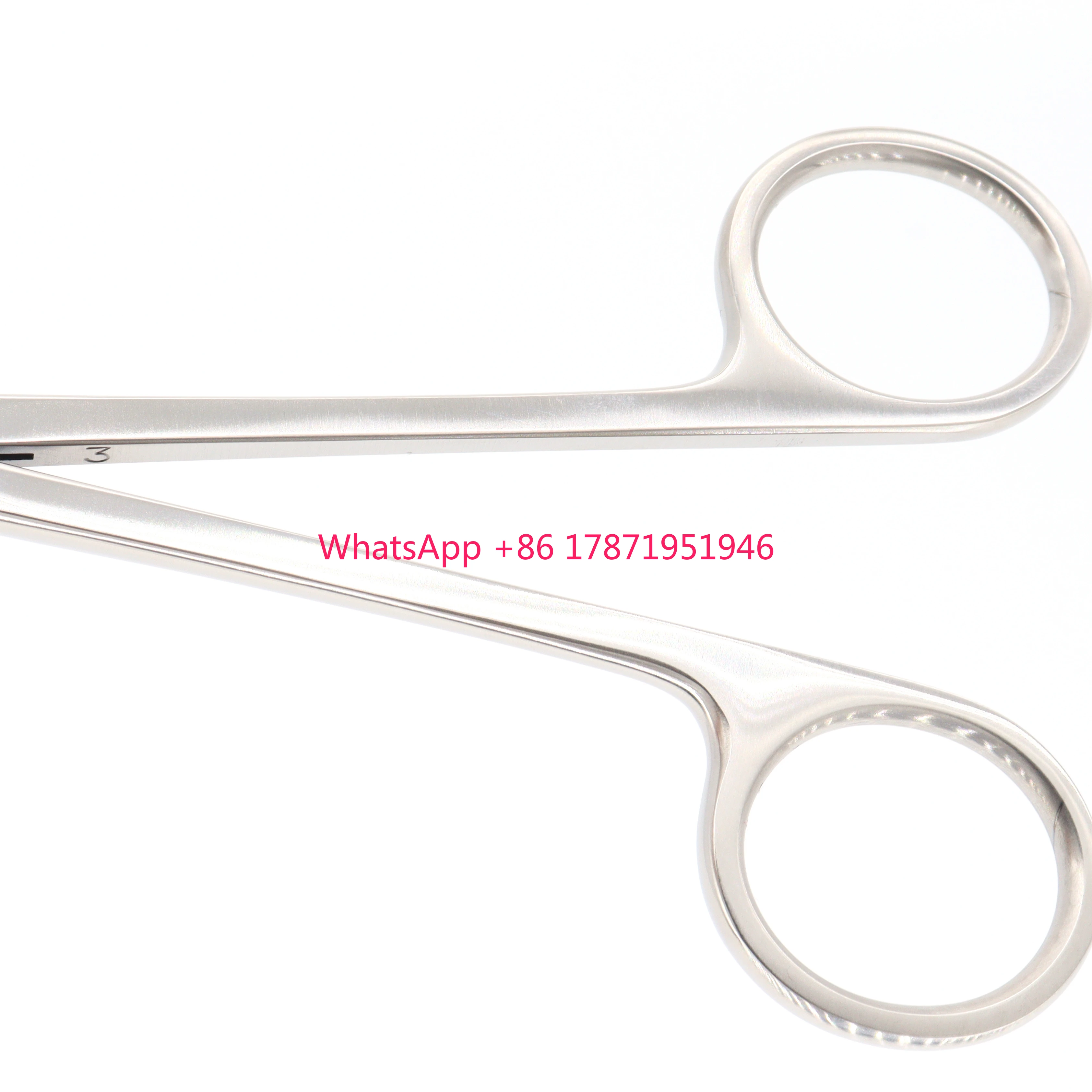 

Durable single-joint surgical scissors for steel and metal instruments