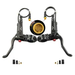 For Bafang Hall Motor Brake Handle E-bike Hydraulic Brake Lever Waterproof 3 Pin Connector Electric Bicycle Accessories