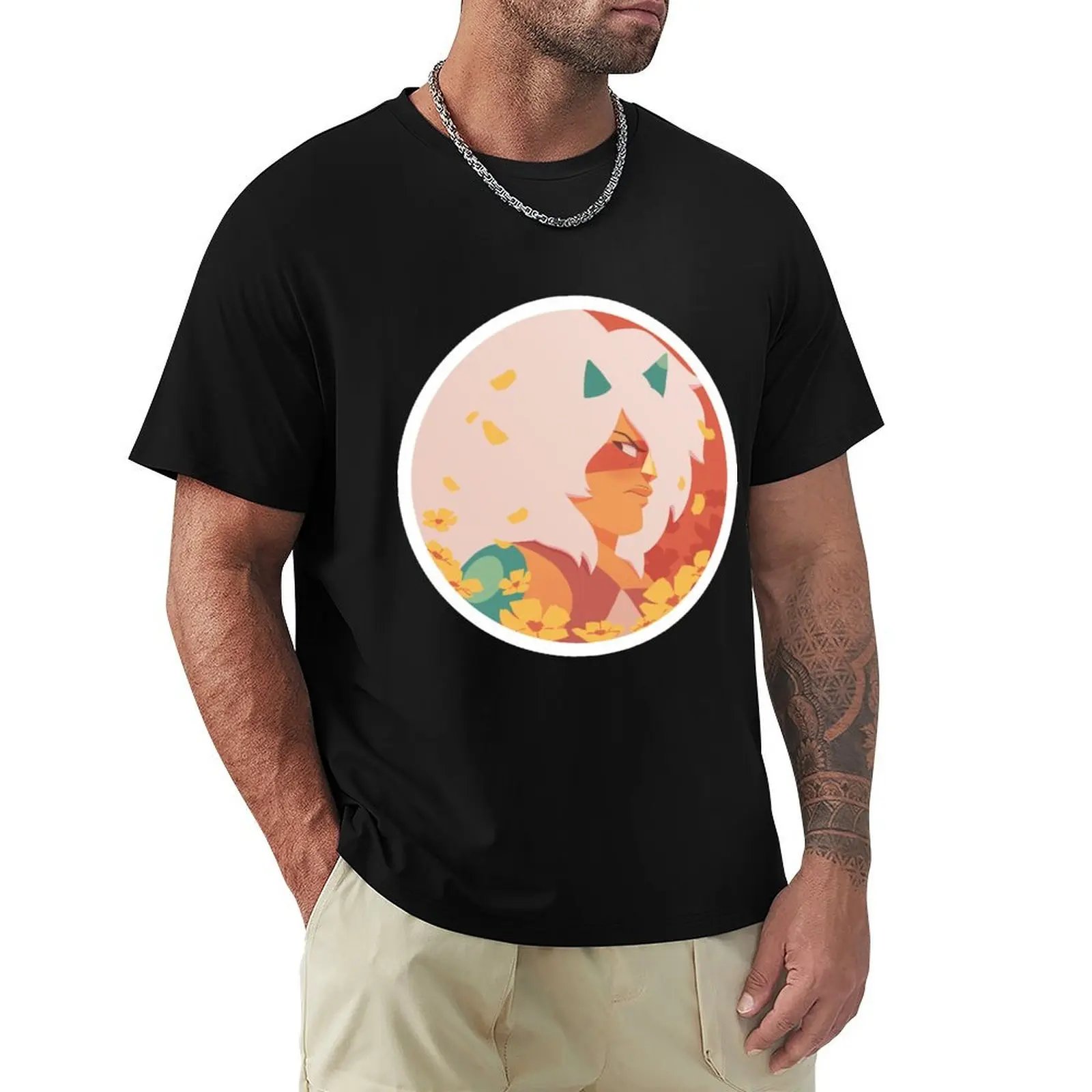 Pastel Jasper portrait T-Shirt t shirts for man slim fit T-Shirt