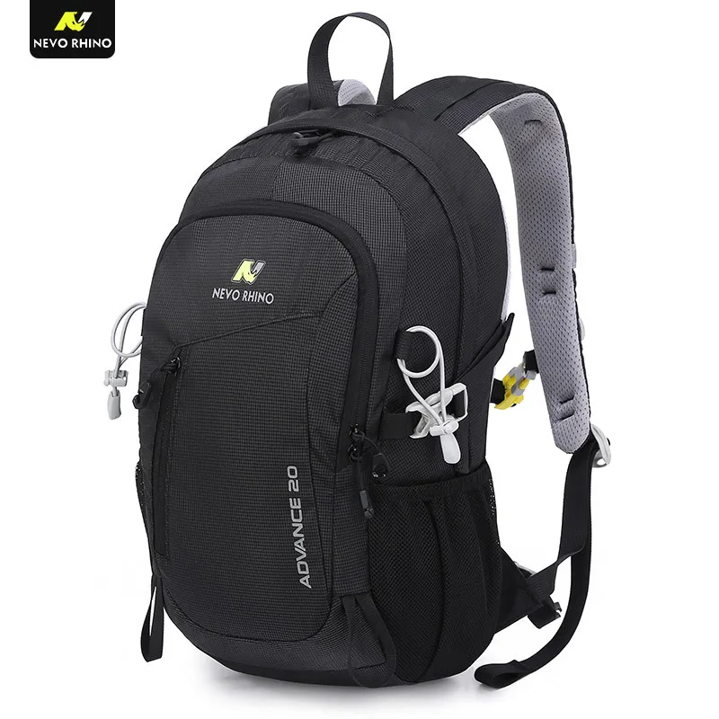 Polyester lightweight outdoor hiking bag with multiple functions, waterproof, suitable for sports, double-shoulder backpack