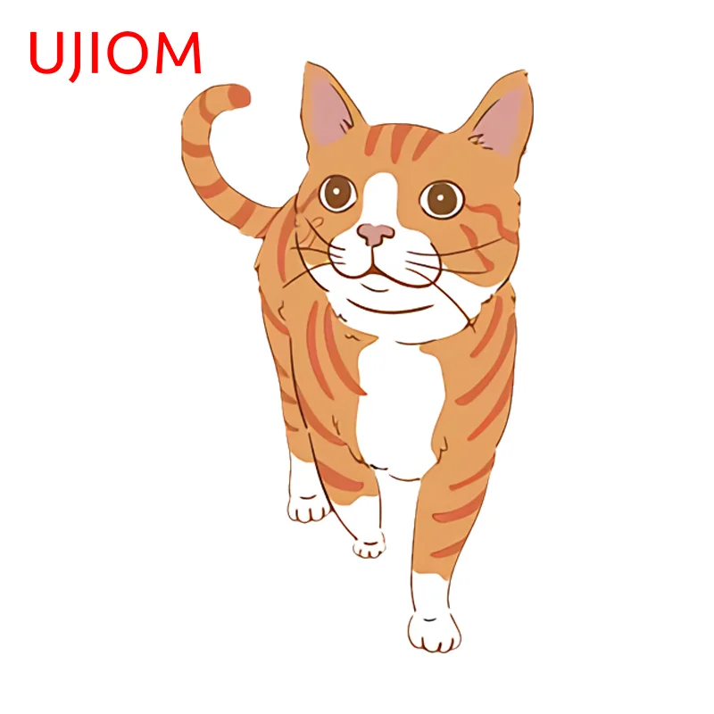 UJIOM Kawaii Cat Graffiti Wall Sticker Amusing High Quality Scratch Proof Naughty Decal Suitable For Fancy Bumper Decoration