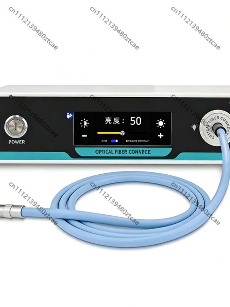 Ultra Light Portable High Bright LED Cold Light Source Fiber Light Guide with General Medical Endoscope Interface