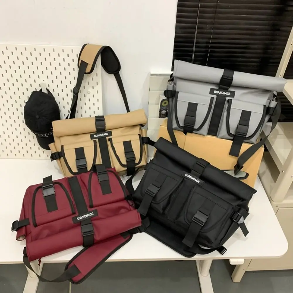 

Сумки-мессенджеры большой емкости с несколькими карманами и регулируемым ремешком, сумка для ноутбука, портативные водоотталкивающие мужские сумки на плечо, деловые