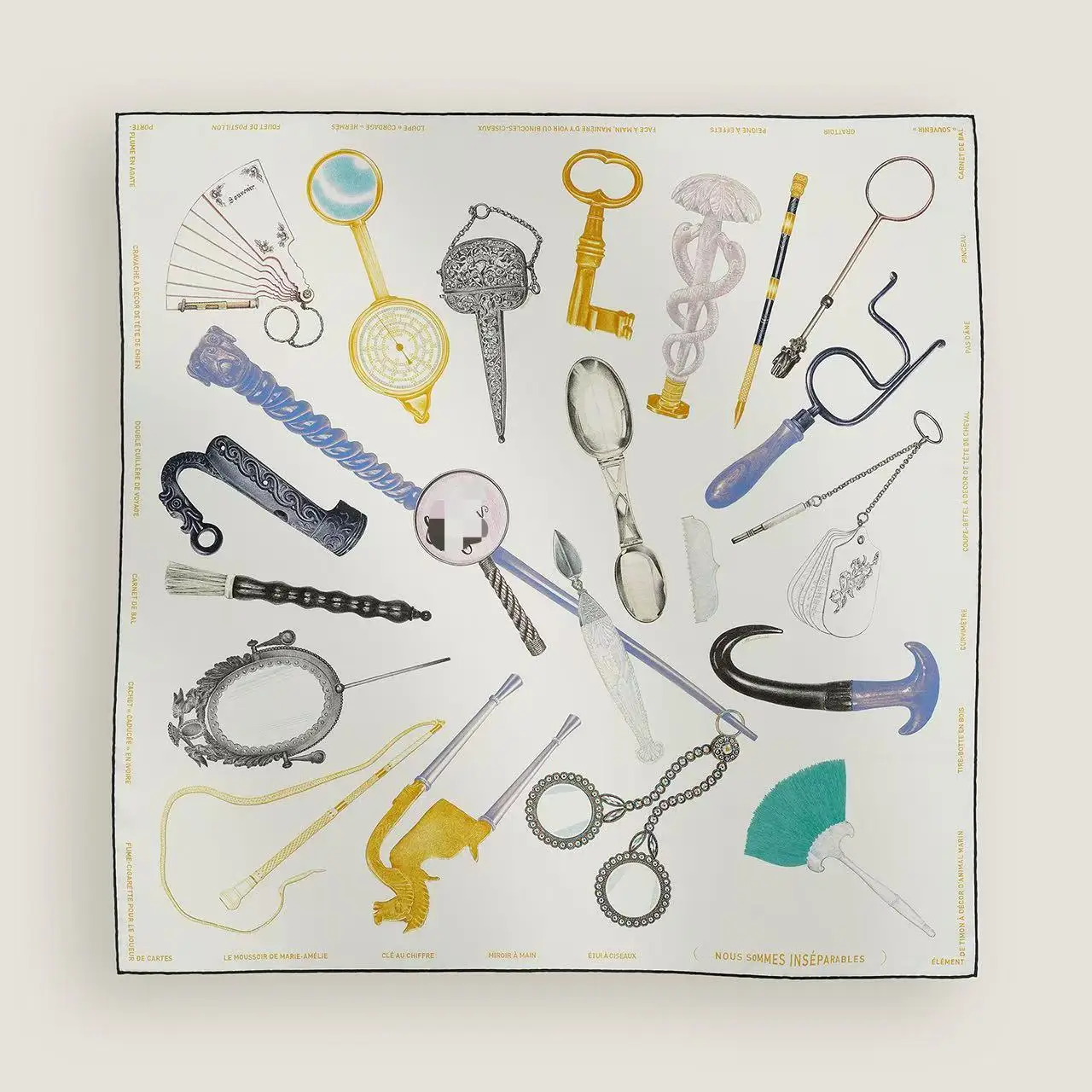 

90cm8/4 Momme Silk Scarf Taiwan Version Silk True Silk Twill Versatile Faionable Winter to Summer Seasonal Acces...