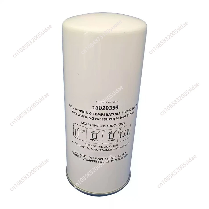 Separation filter 13020360 high pressure, screw compressor maintenance consumables