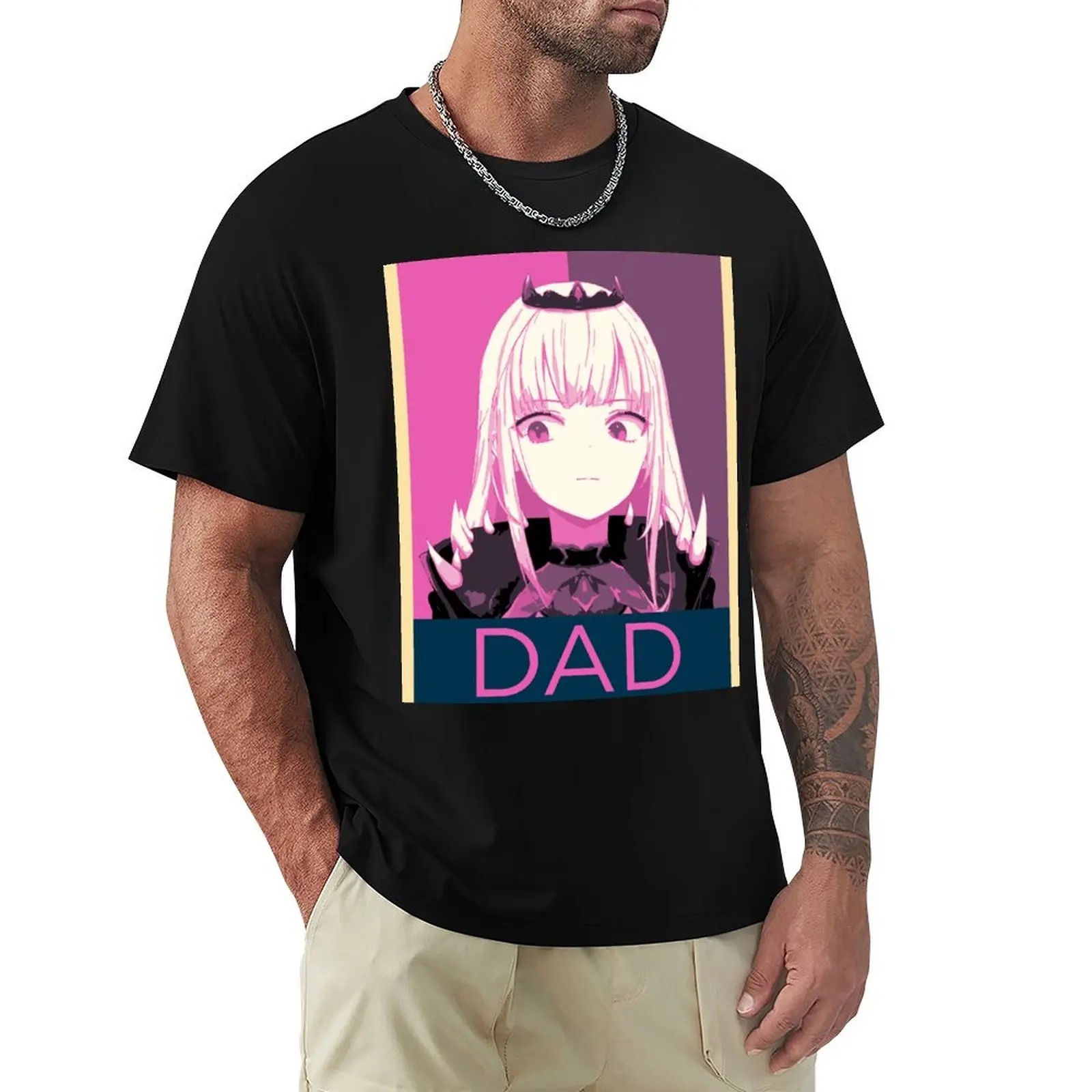 Hololive EN Calliope Mori Dad - Camiseta con estampado de papá, ropa deportiva transpirable para hombre