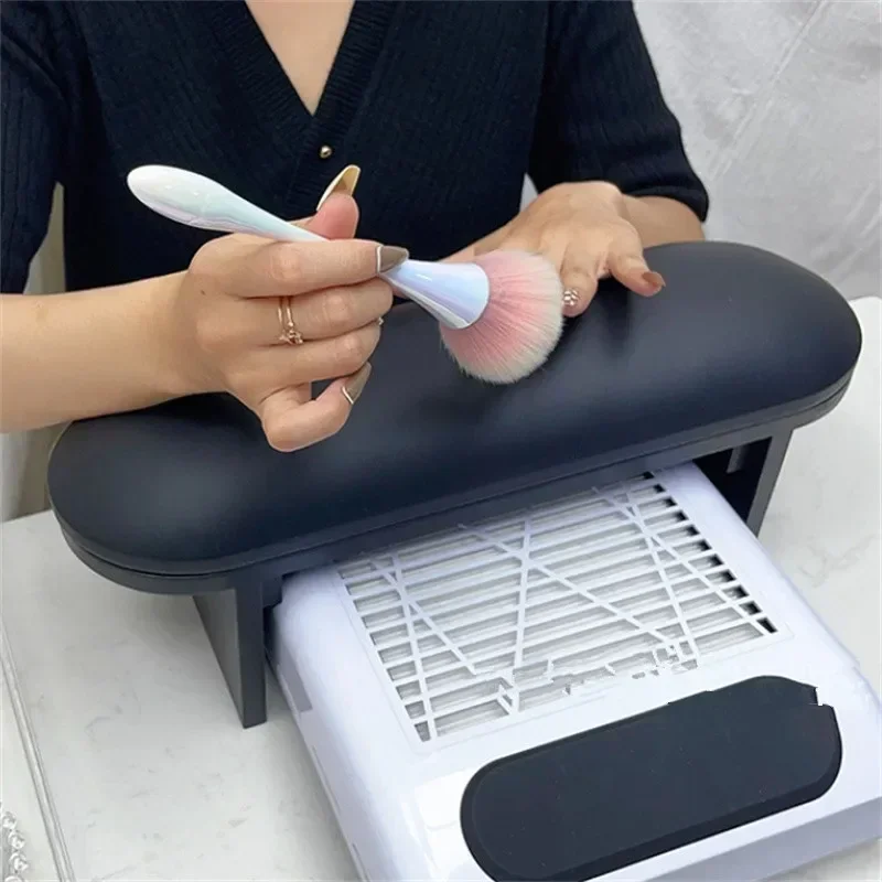 

New 1PC Black PU Leather Nail Mat Pad Nail Hand Pillow Heighten Table Manicure Table Nail Stand Cushion Arm Rest Manicure Tool