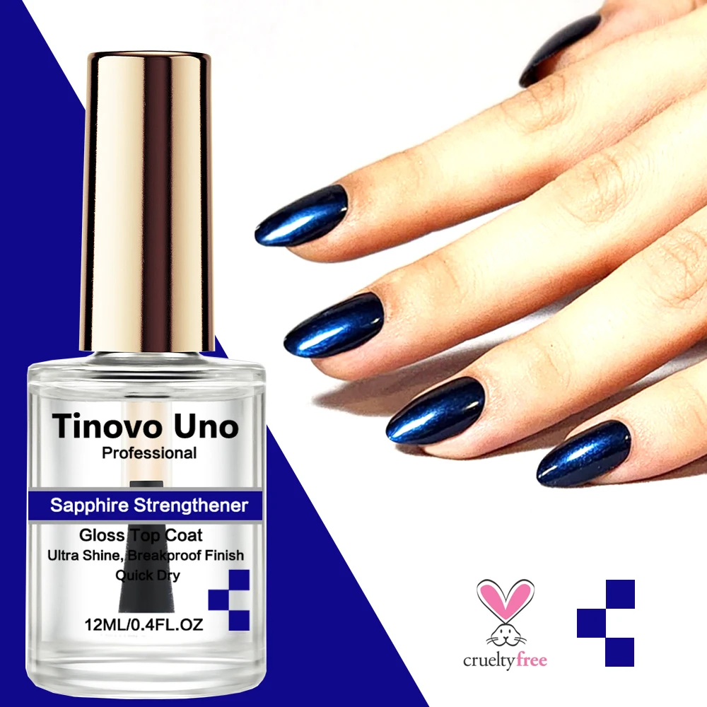 ทรีทเมนต์เคลือบเงาเล็บจากธรรมชาติขนาด12มล. เคลือบเงางามเป็นพิเศษเคลือบเล็บแห้ง